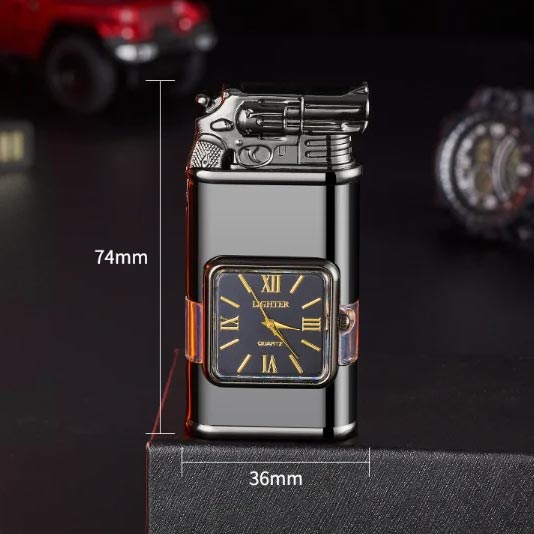 🔥Montre briquet vintage coupe-vent Lunette Jet Flame Torch🔥
