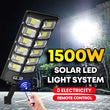 🌞Système d'éclairage LED solaire 1500W