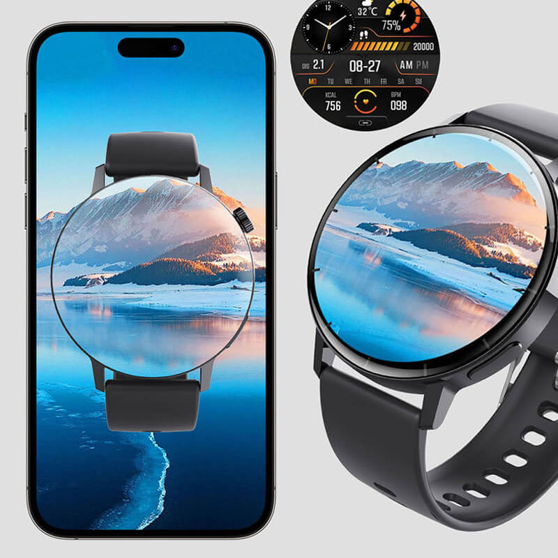 🔥Soldes de Nouvel An 2024🔥Montre intelligente de surveillance de la santé cardiaque HRV