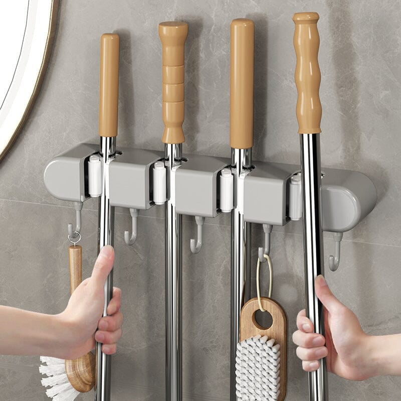 🔥39% DE RÉDUCTION🔥- Support de vadrouille multifonctionnel avec crochet (achetez-en 2, obtenez-en 1 gratuit)