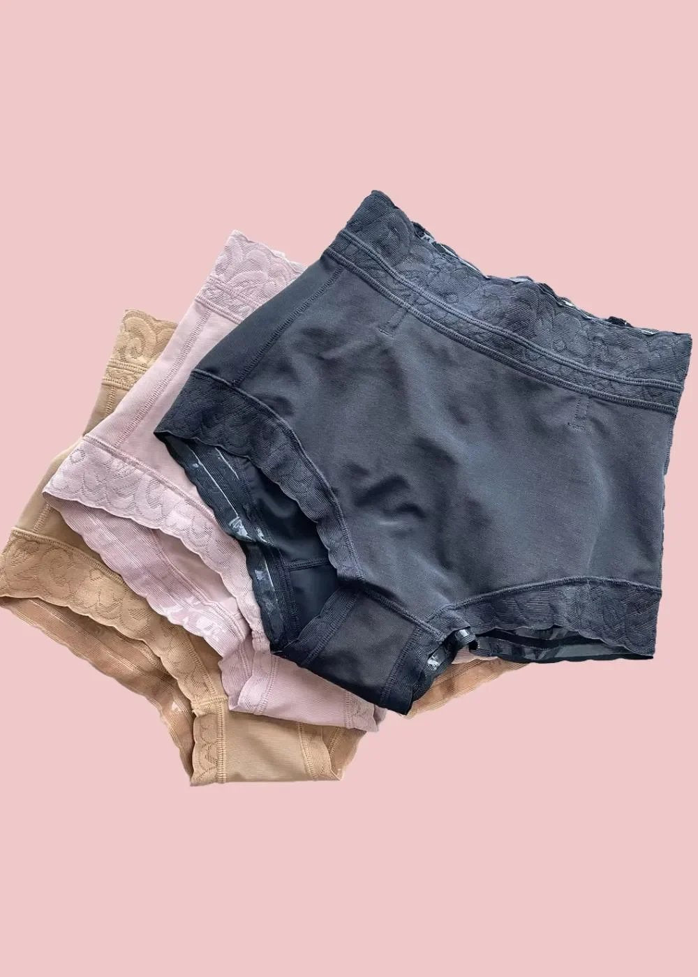 Culotte Modelante Féminine Classique en Dentelle pour Lifting des Hanches