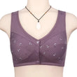 Vente pour la fête des mères - 39% de réduction😍2024 Nouveau design pour le soutien-gorge en coton à fermeture frontale senior🥰