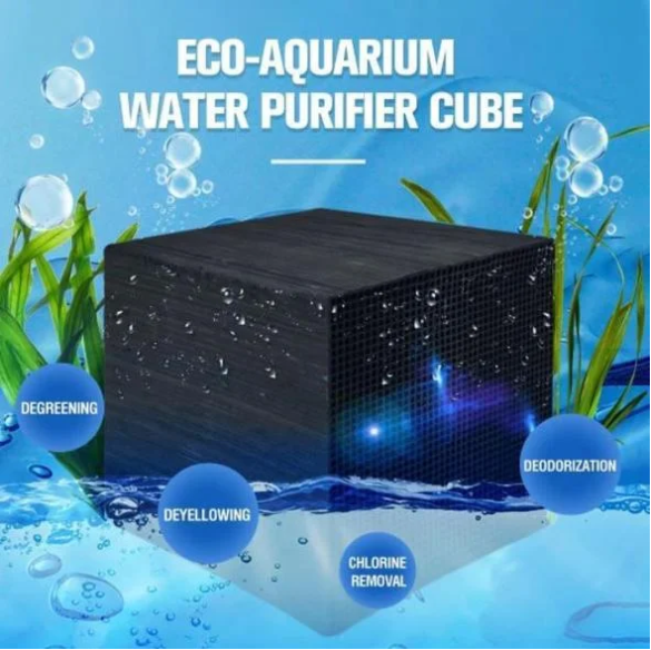 Cube purificateur d'eau pour aquarium💦2025 Nouvelle mise à niveau