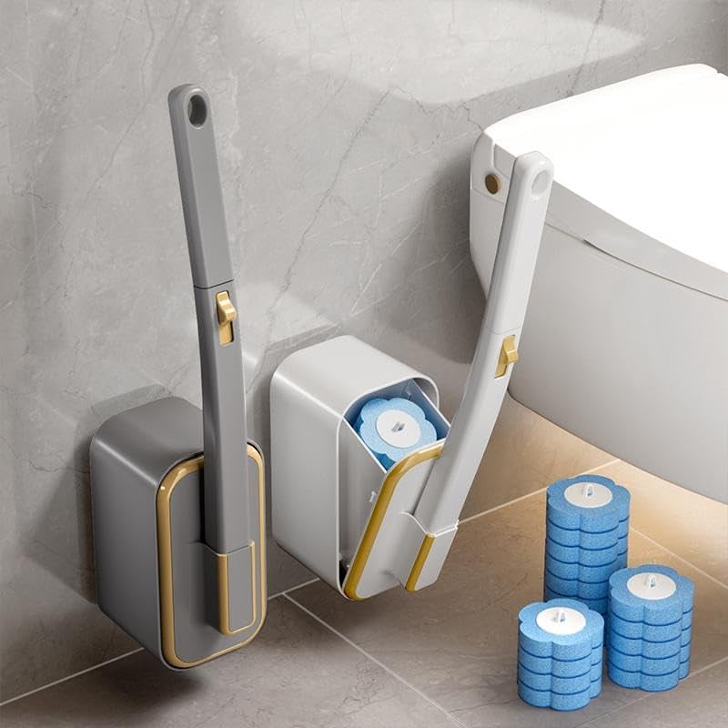 🏆LE PRIX SPÉCIAL DE LA SEMAINE !!✨Ensemble de brosses de toilette murales innovantes 🚽