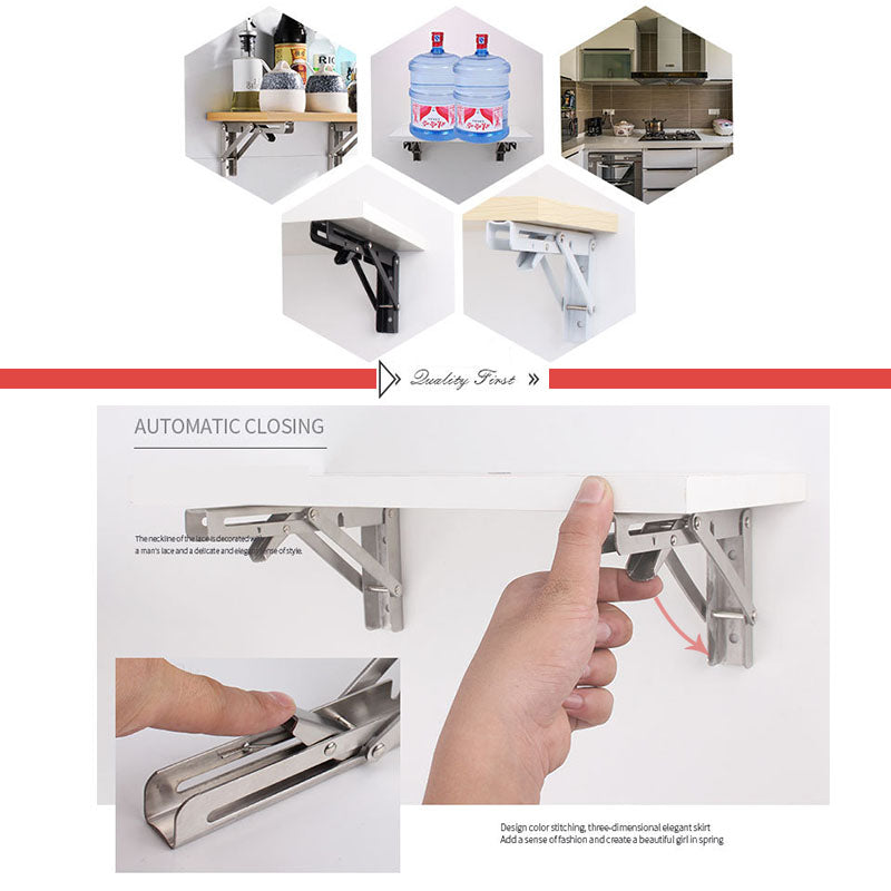 (💥39 % DE RÉDUCTION) Support de pliage mural DIY (2 pcs)