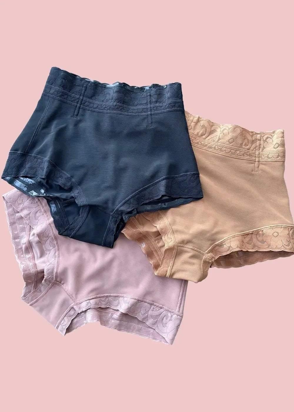 Culotte Modelante Féminine Classique en Dentelle pour Lifting des Hanches