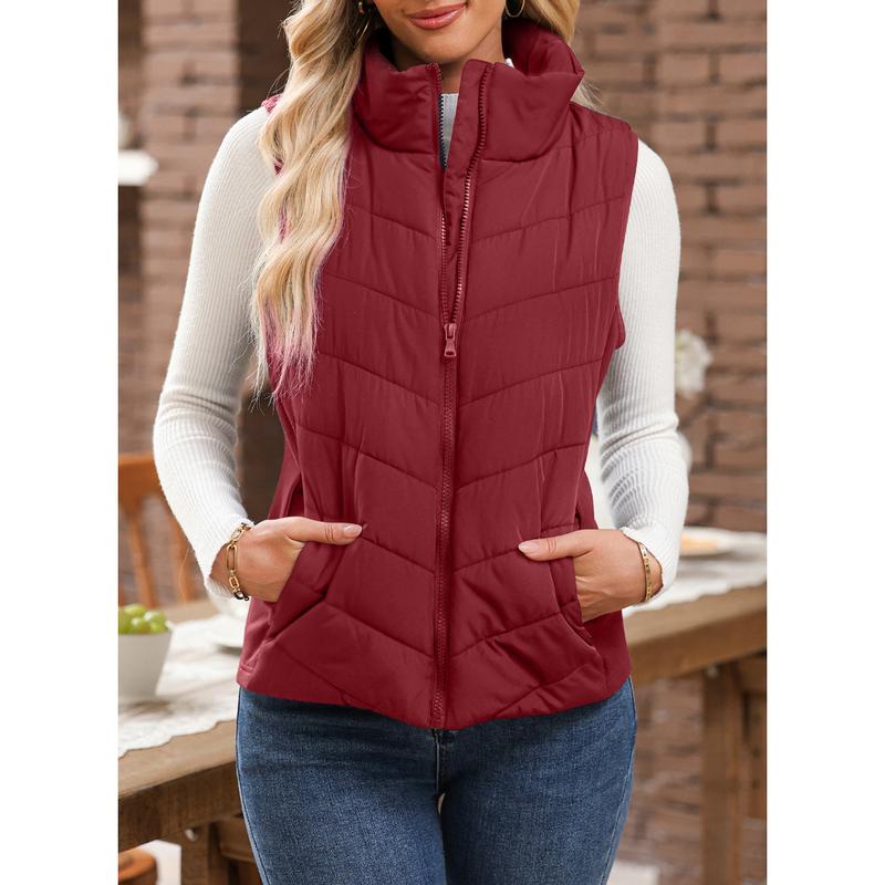 ✨️Gilet matelassé sans manches à fermeture éclair pour femme💗-Confortable sans être encombrant