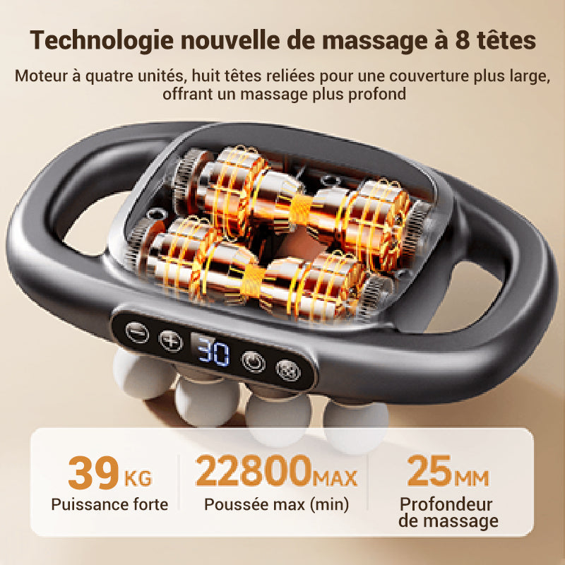 đ„Offre spĂ©ciale 2025đ„Ensemble de pistolets de massage Ă 16 tĂȘtes et 8 disques