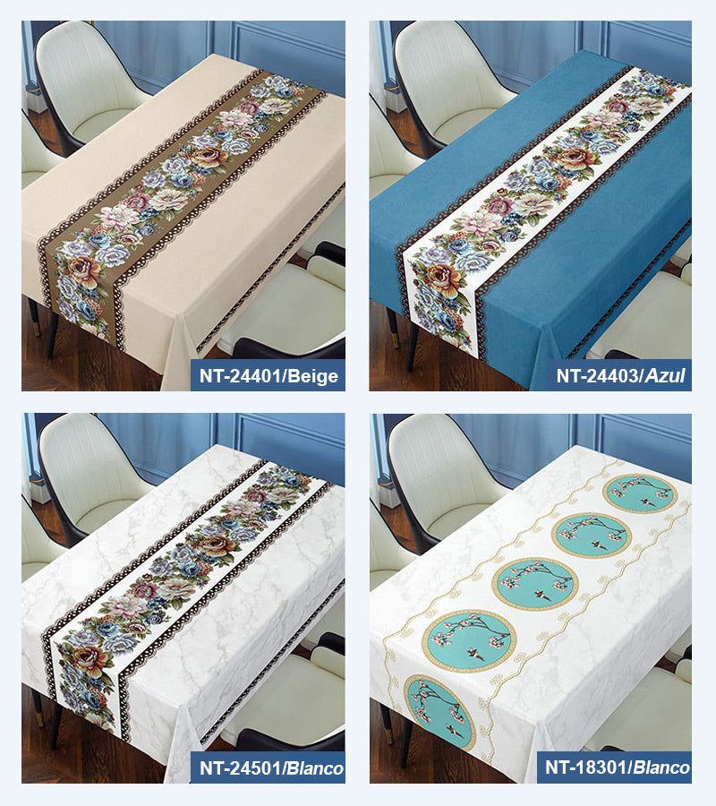 ✨Nappe brodée imperméable et résistante à l'huile✨