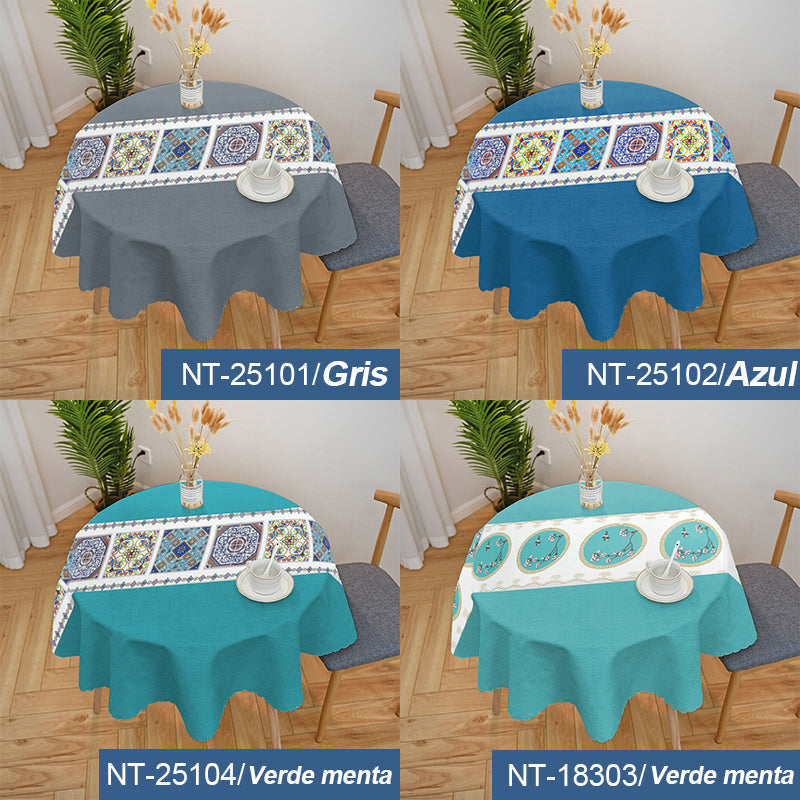 ✨Nappe brodée imperméable et résistante à l'huile✨
