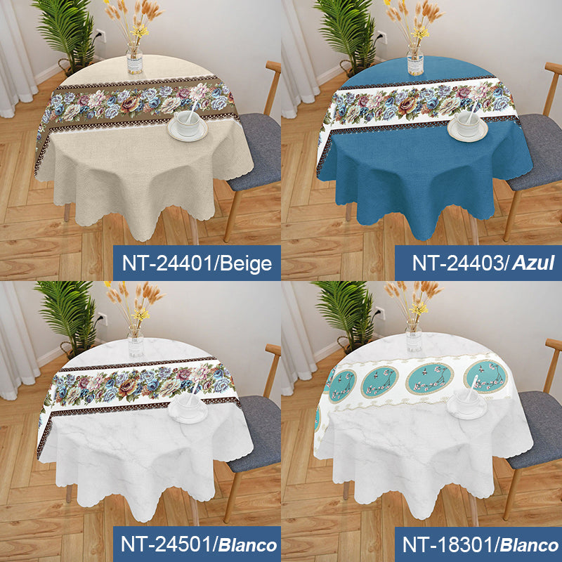 ✨Nappe brodée imperméable et résistante à l'huile✨