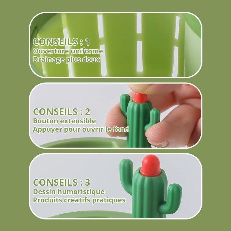 Filtre à Évier de Cuisine en Forme de Cactus