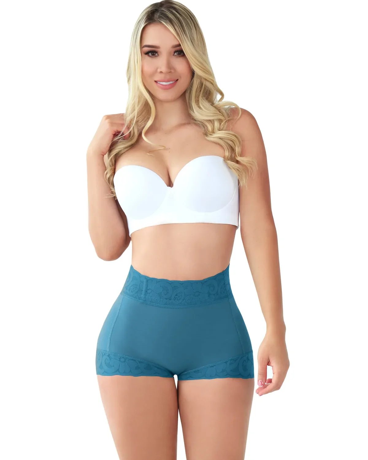 Culotte Modelante Féminine Classique en Dentelle pour Lifting des Hanches