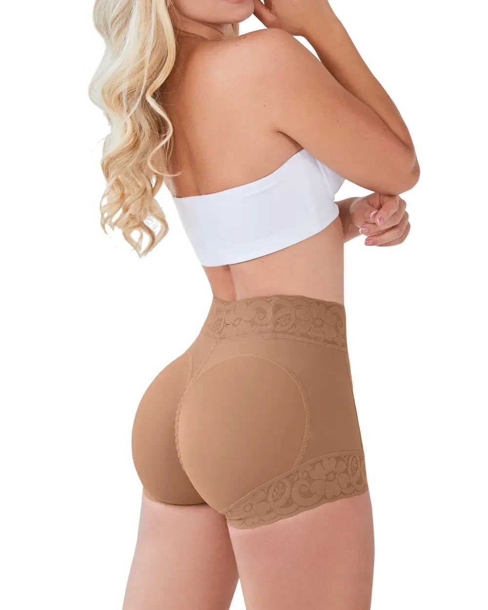 Culotte Modelante Féminine Classique en Dentelle pour Lifting des Hanches