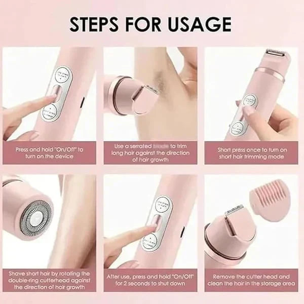🔥Vente chaude 2025🔥Rasoir électrique sans fil 2 en 1 pour femme