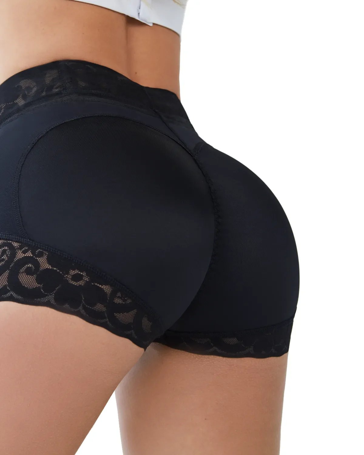 Culotte Modelante Féminine Classique en Dentelle pour Lifting des Hanches