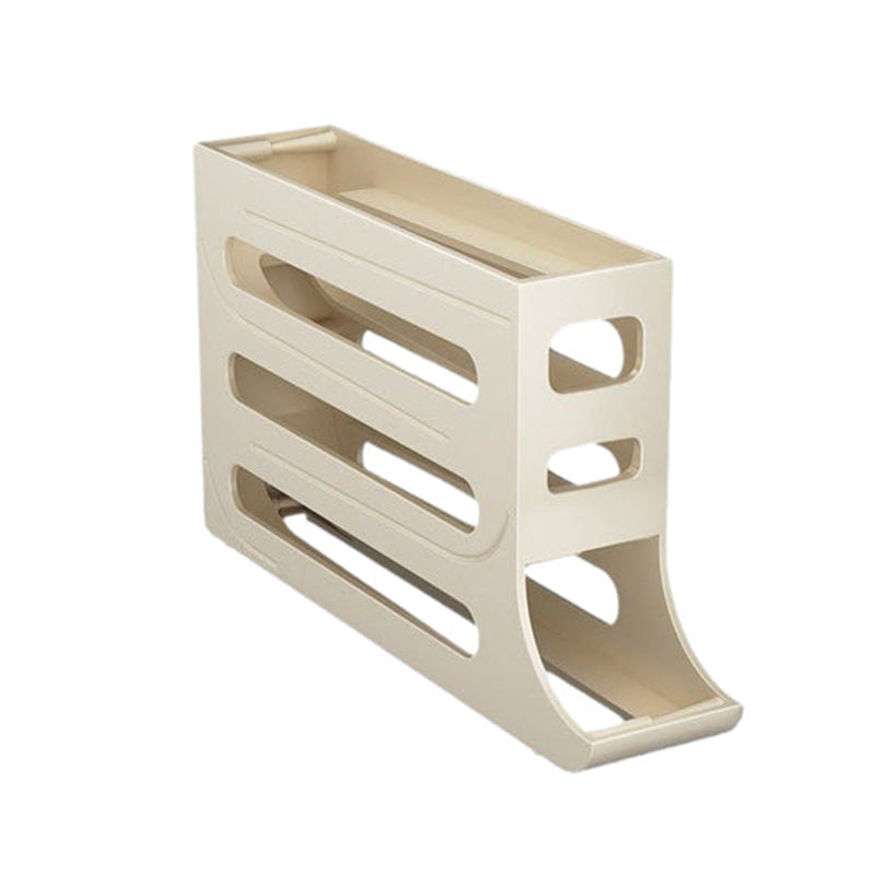 🧑🍳Les essentiels de la cuisine🥚Rangement pour oeufs à 4 étages avec design incliné