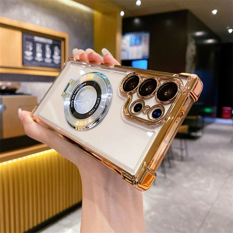 ✨Étui pour téléphone portable anti-chute avec anneau invisible pour Samsung