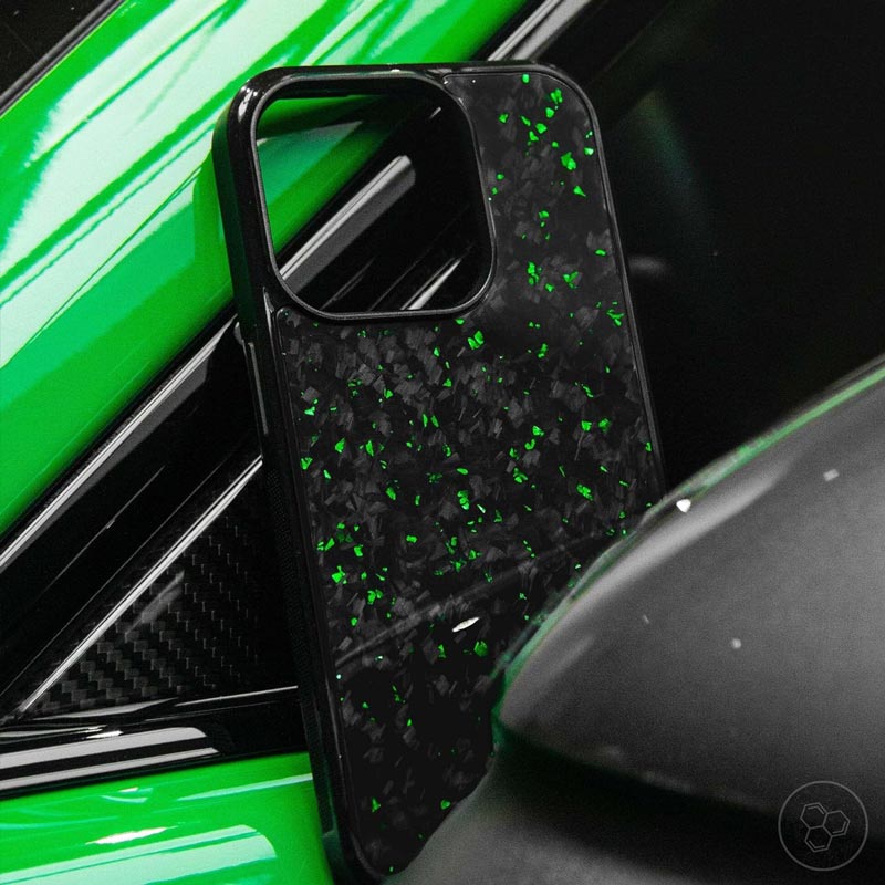 Coque en fibre de carbone forgée pour iPhone