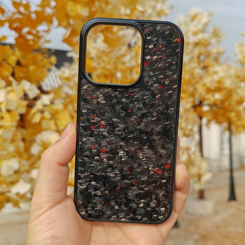 Coque en fibre de carbone forgée pour iPhone