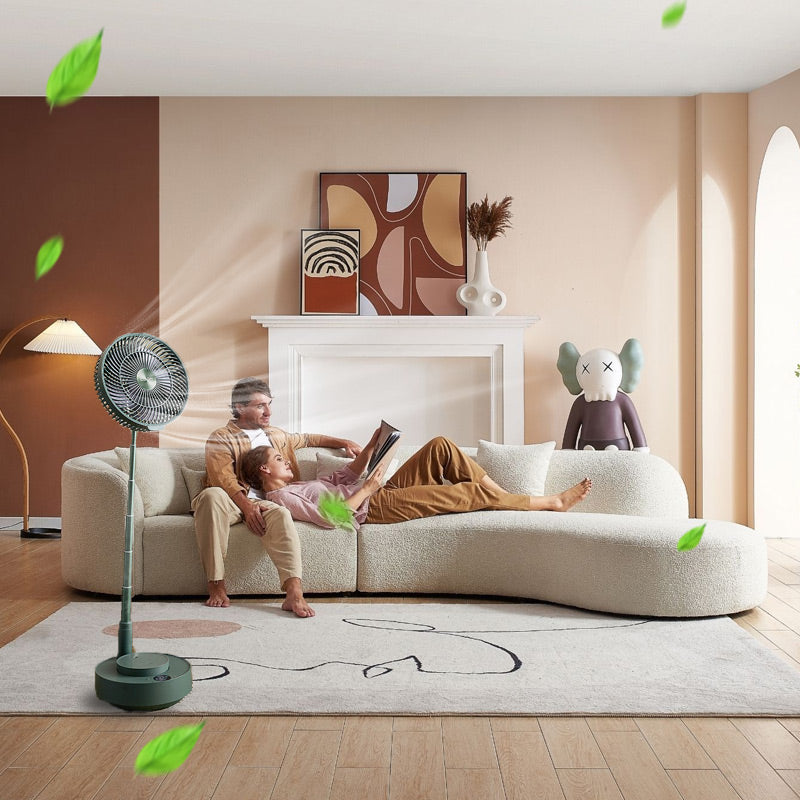 💥39% de réduction pour une durée limitée💥Ventilateur Oscillant Sur Pied Rétractable avec Humidificateur