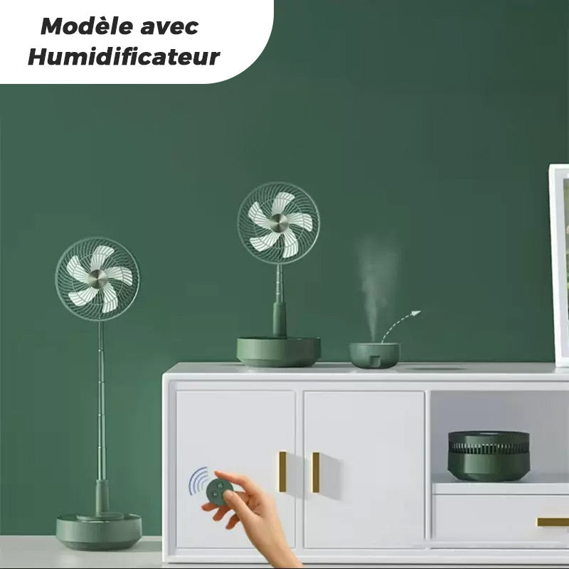 💥39% de réduction pour une durée limitée💥Ventilateur Oscillant Sur Pied Rétractable avec Humidificateur