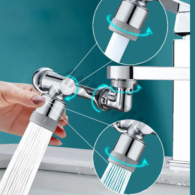 Rallonge de robinet multifonctionnelle anti-éclaboussures avec bras pivotant💦