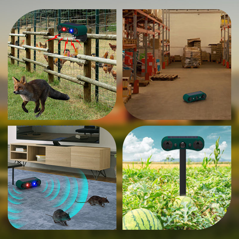 🏆📢66% de réduction pour une durée limitée📢Alarme extérieure à détecteur de mouvement solaire pour repousser les animaux