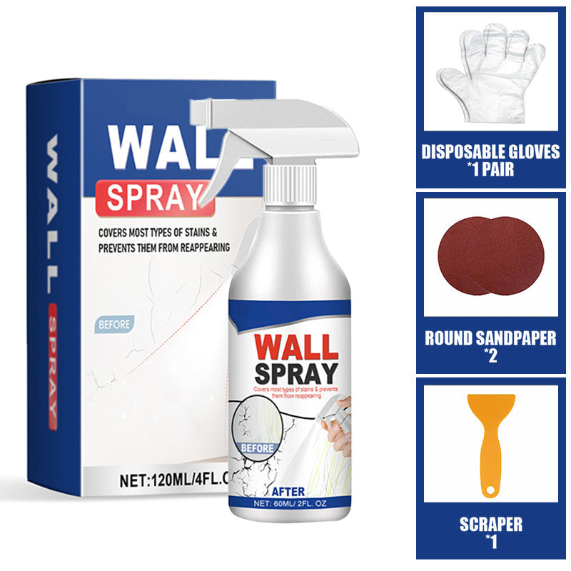 🔥 Hot Sale 🔥Set de Spray de Réparation Murale Magique - Résistant à la Poussière et aux Taches