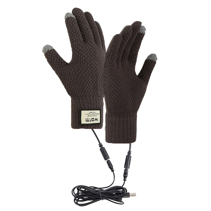 💝USB Rechargeable Electric Heated Knitted Gloves✨