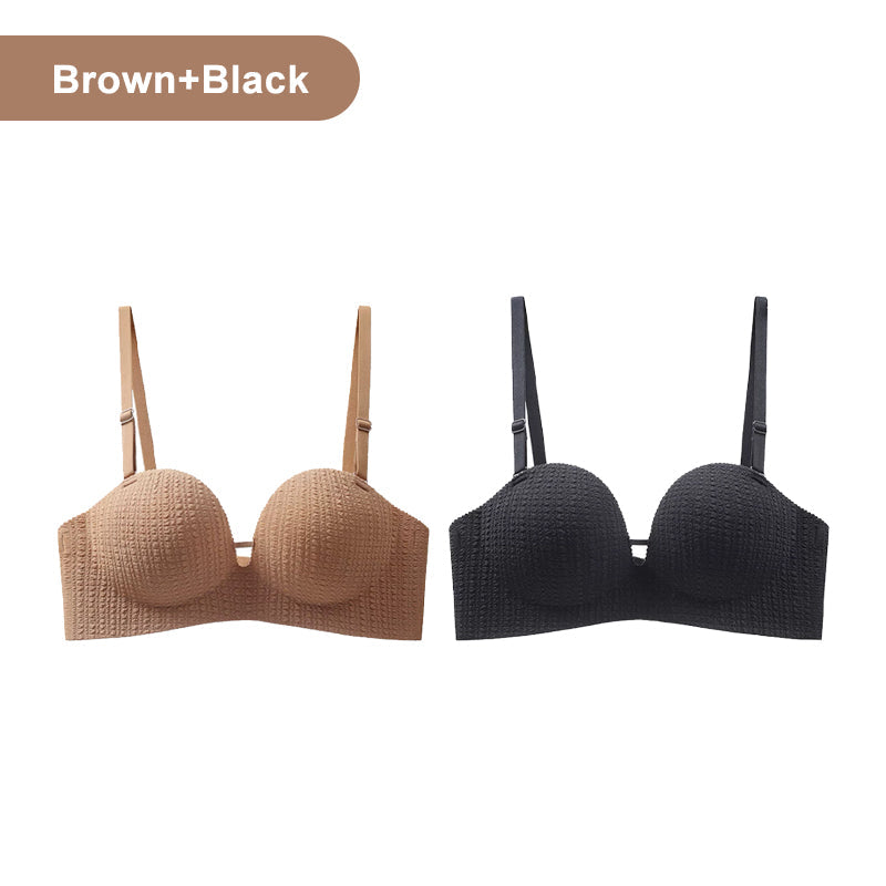 Soutien-gorge Push-Up Sans Armature et Couture pour Femme