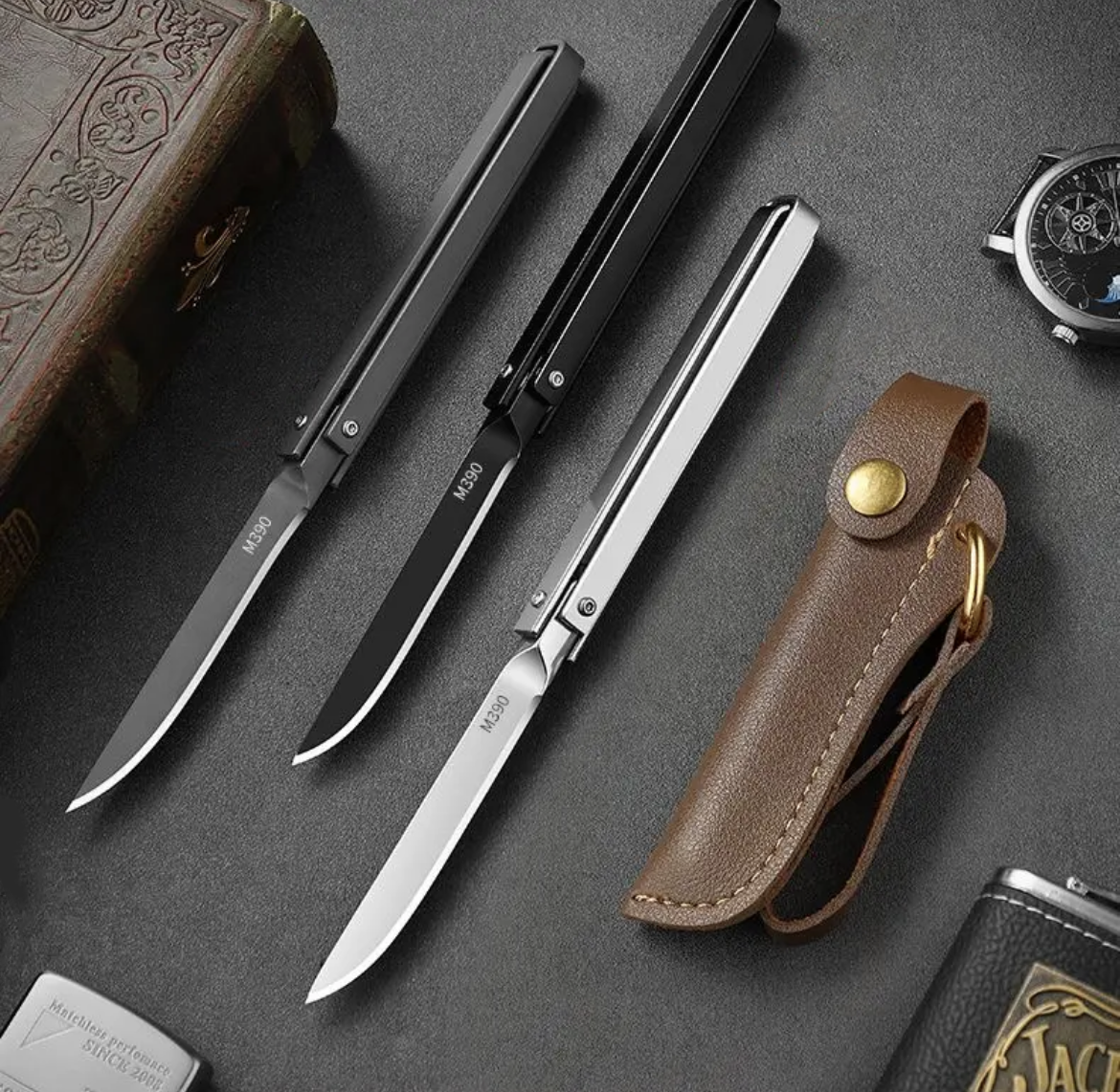 🎉M390 CNC Folding Broken Window Pocket Knives