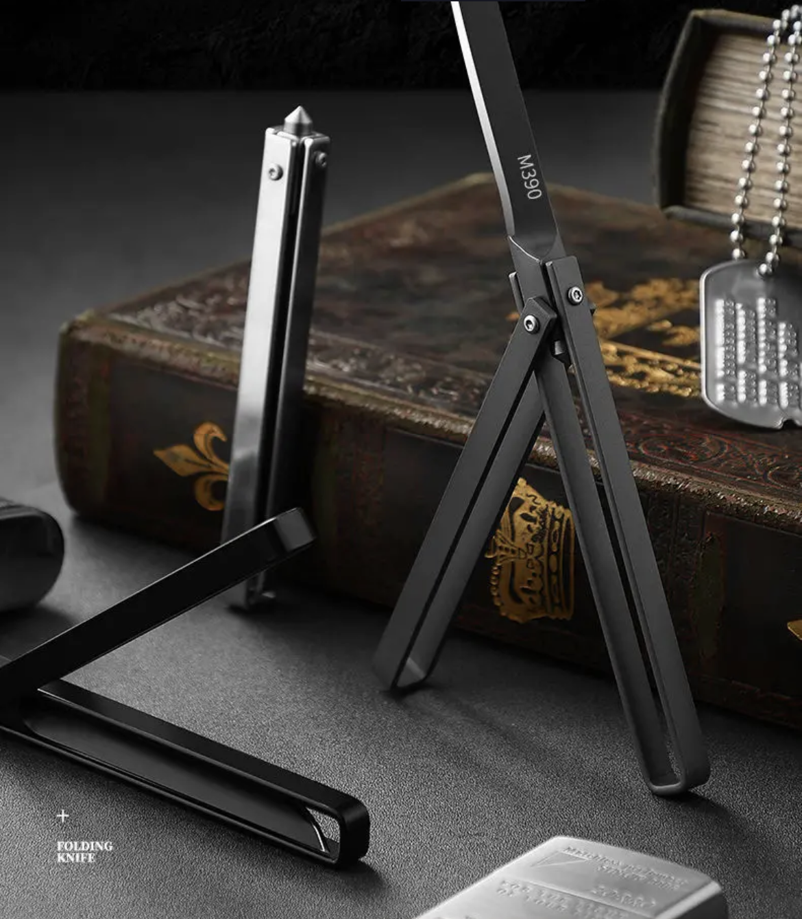 🎉M390 CNC Folding Broken Window Pocket Knives