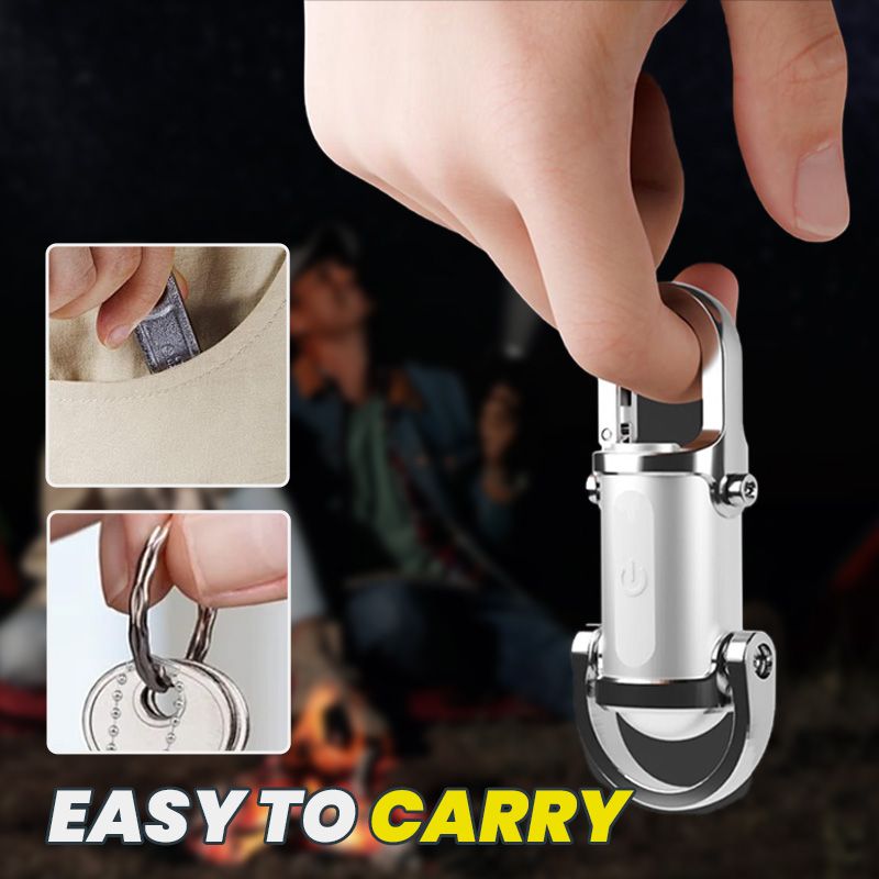 đ„ Vente chaude 55% de rĂ©duction đ„ 1200lm super lumineux Mini porte - clĂ©s lampe de poche Ă©tanche