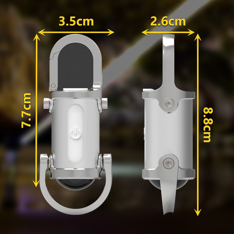đ„ Vente chaude 55% de rĂ©duction đ„ 1200lm super lumineux Mini porte - clĂ©s lampe de poche Ă©tanche