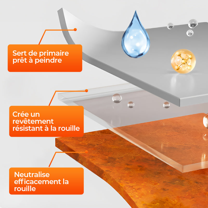Peinture Convertisseur de Rouille à Base d'Eau