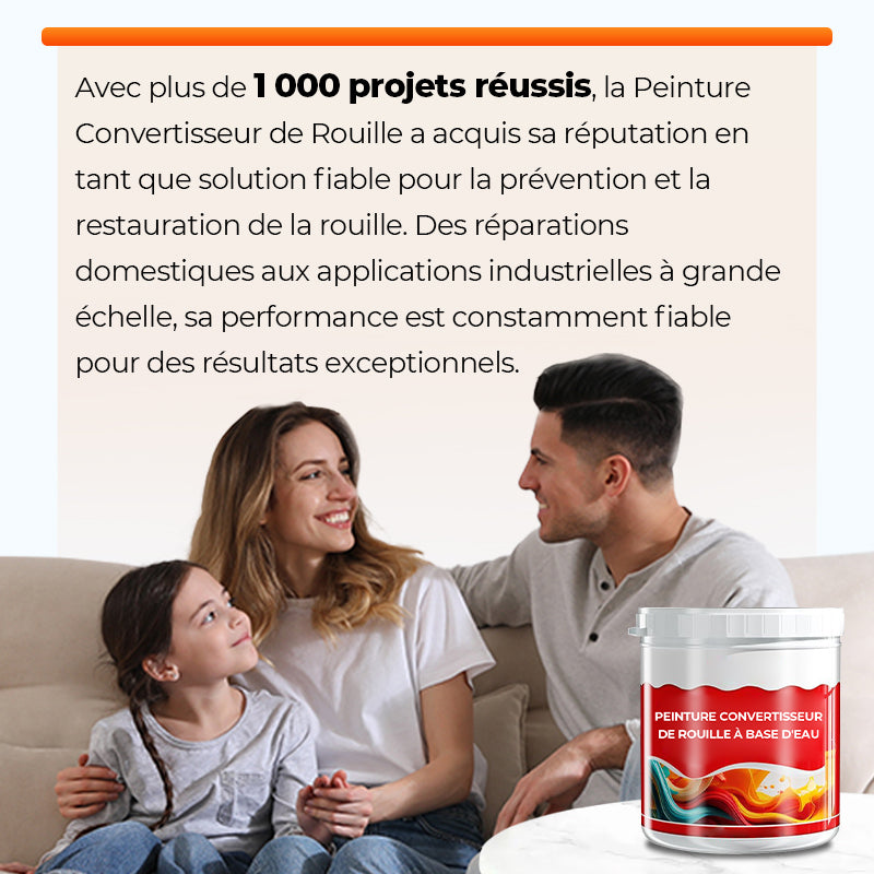 Peinture Convertisseur de Rouille à Base d'Eau