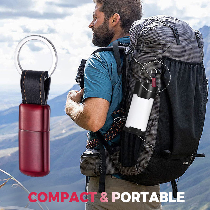 Mini Briquet Rechargeable à Butane avec Porte-Clés