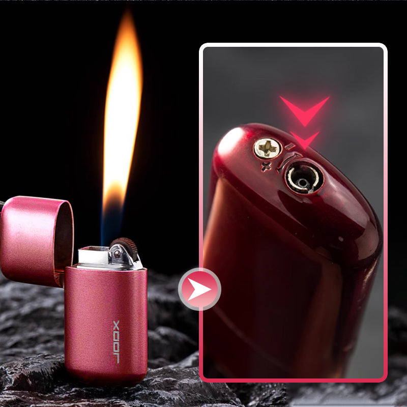 Mini Briquet Rechargeable à Butane avec Porte-Clés