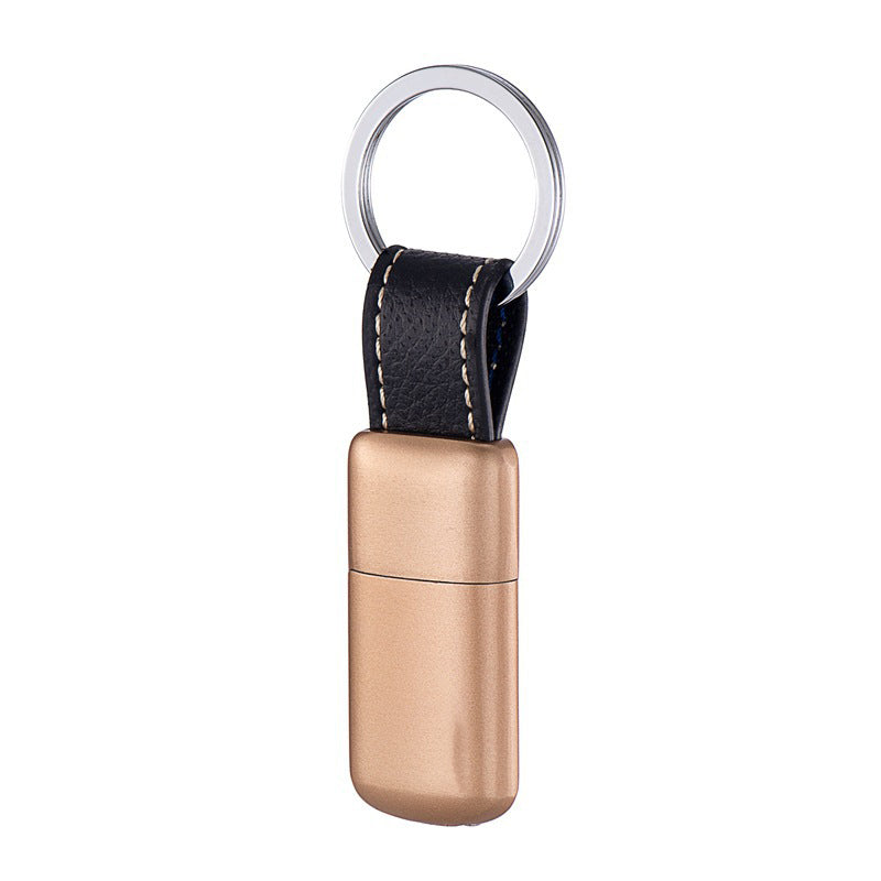 Mini Briquet Rechargeable à Butane avec Porte-Clés