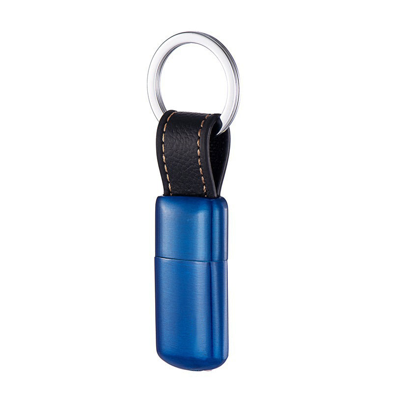 Mini Briquet Rechargeable à Butane avec Porte-Clés