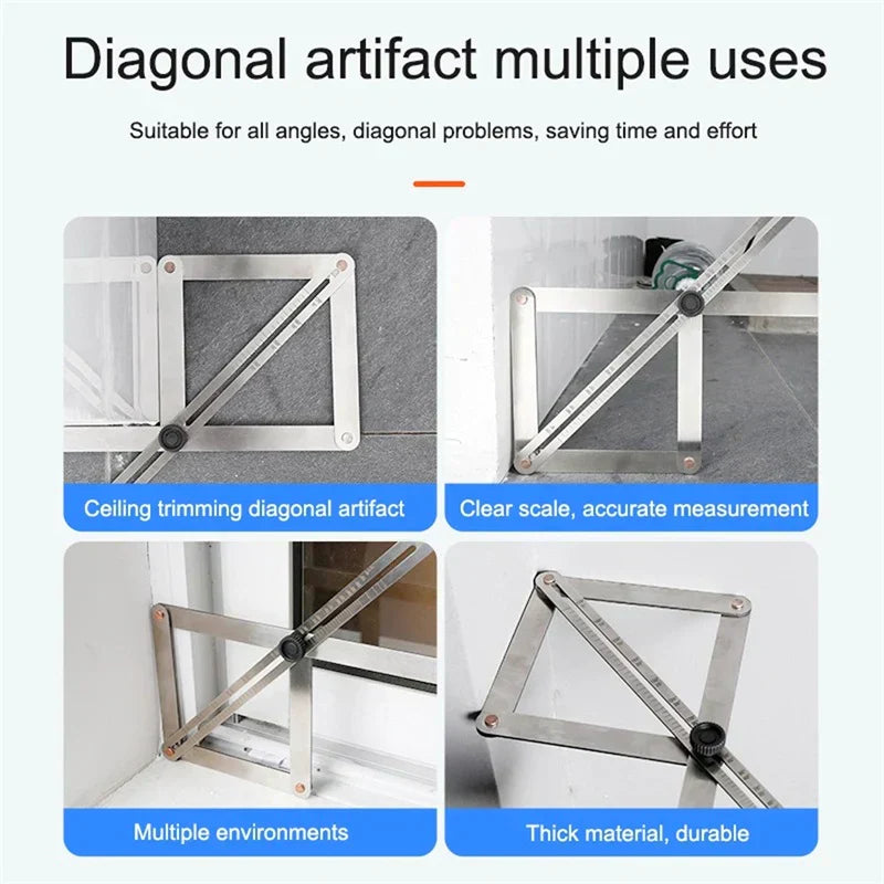 🔥VENTE HOT🔥Règle diagonale multifonctionnelle pour le travail du bois