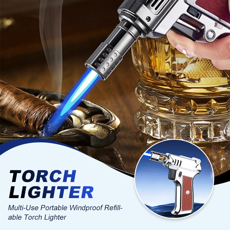 đ„ Vente Flash -50% đ„ Briquet Torche Rechargeable Portable Anti-Vent Multi-Usages