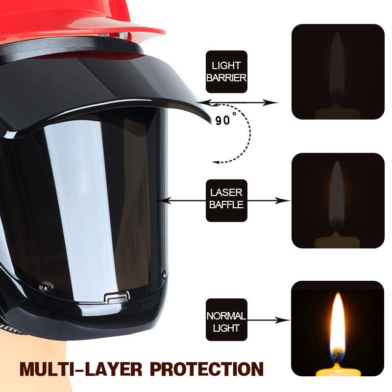 Lunettes et masque de sécurité professionnels pour le soudage