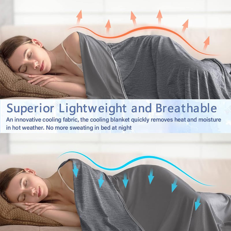 Couverture Rafraîchissante pour les Dormeurs Chauds
