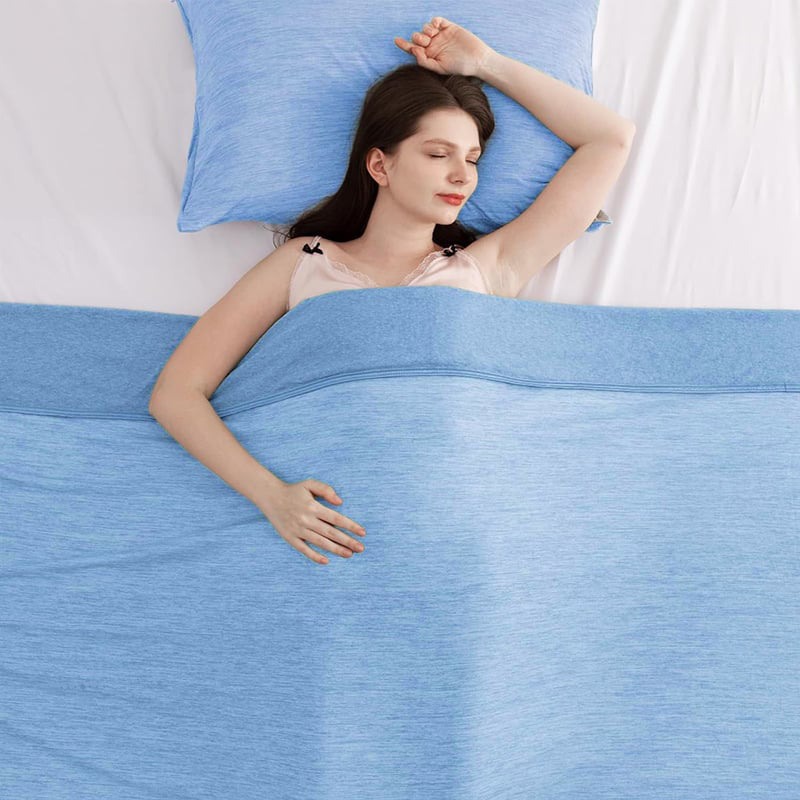 Couverture Rafraîchissante pour les Dormeurs Chauds