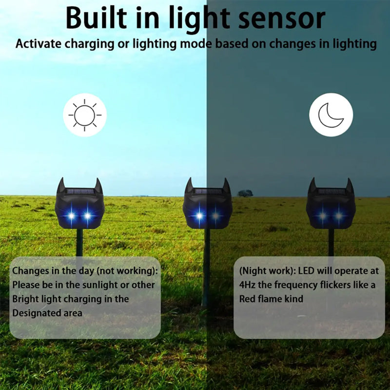 Répulsif solaire pour animaux