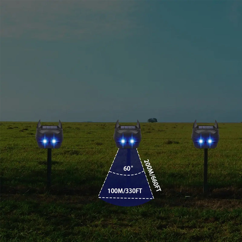 Répulsif solaire pour animaux