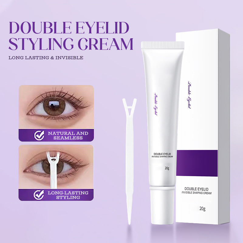 Crème coiffante double paupière longue tenue et invisible