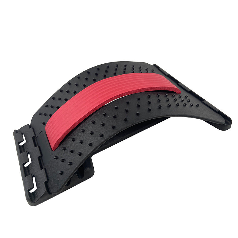 Civière ergonomique arquée pour soulager les douleurs lombaires